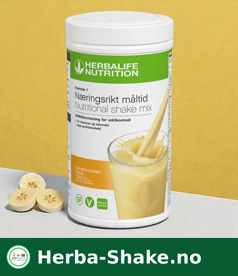 Herbalife Shake Banana Cream 550g - Bilde 2