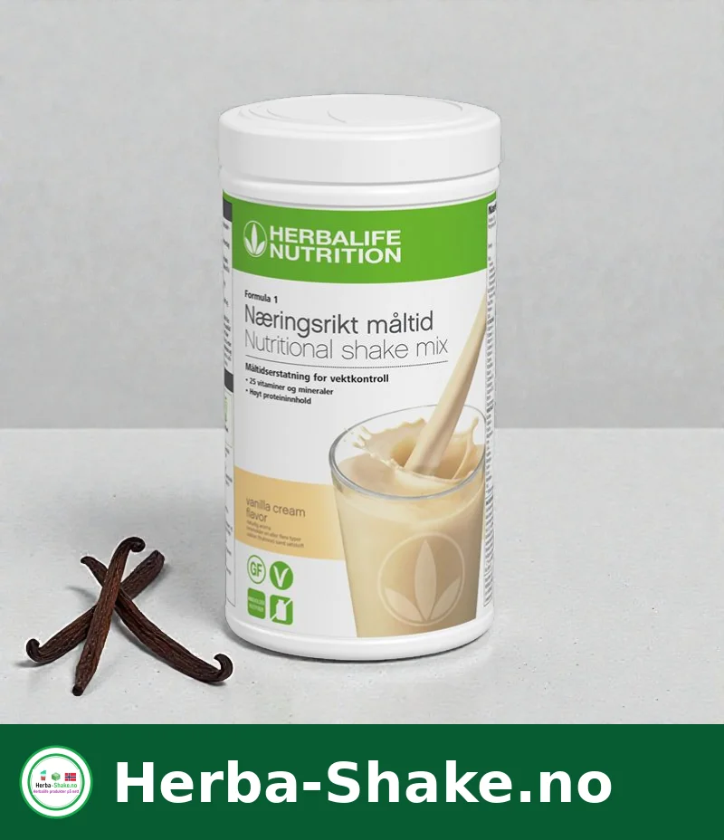Herbalife Shake Vanilla Cream 550g - Bilde 2