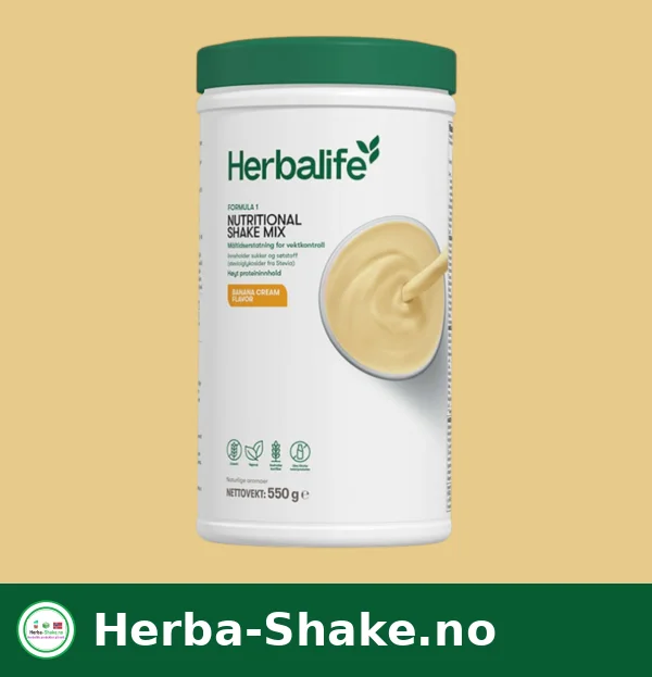 Herbalife Formula 1 Banana Cream shake