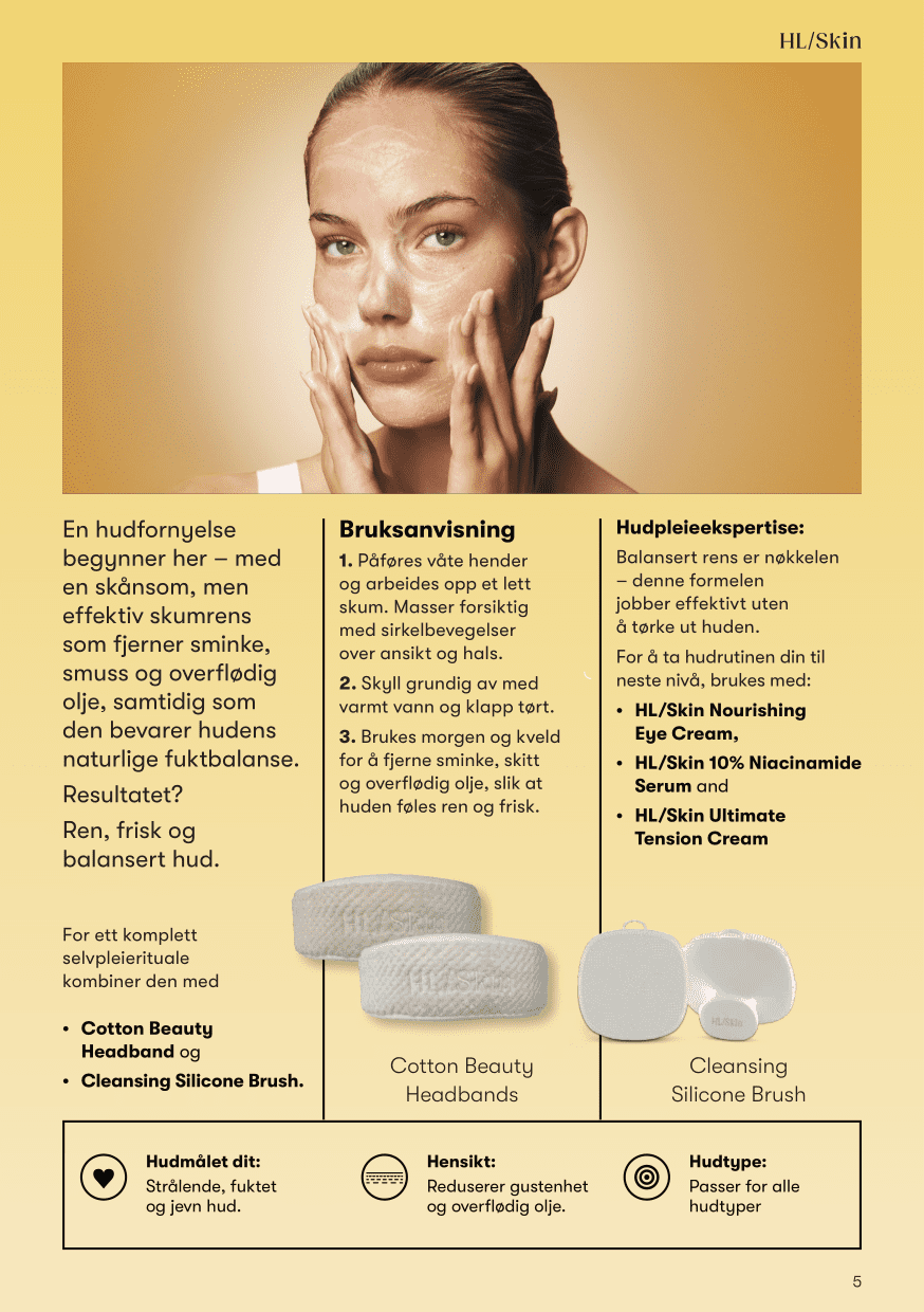 HL Skin Resurfacing Gelo Cleanser – frisk og balansert hud