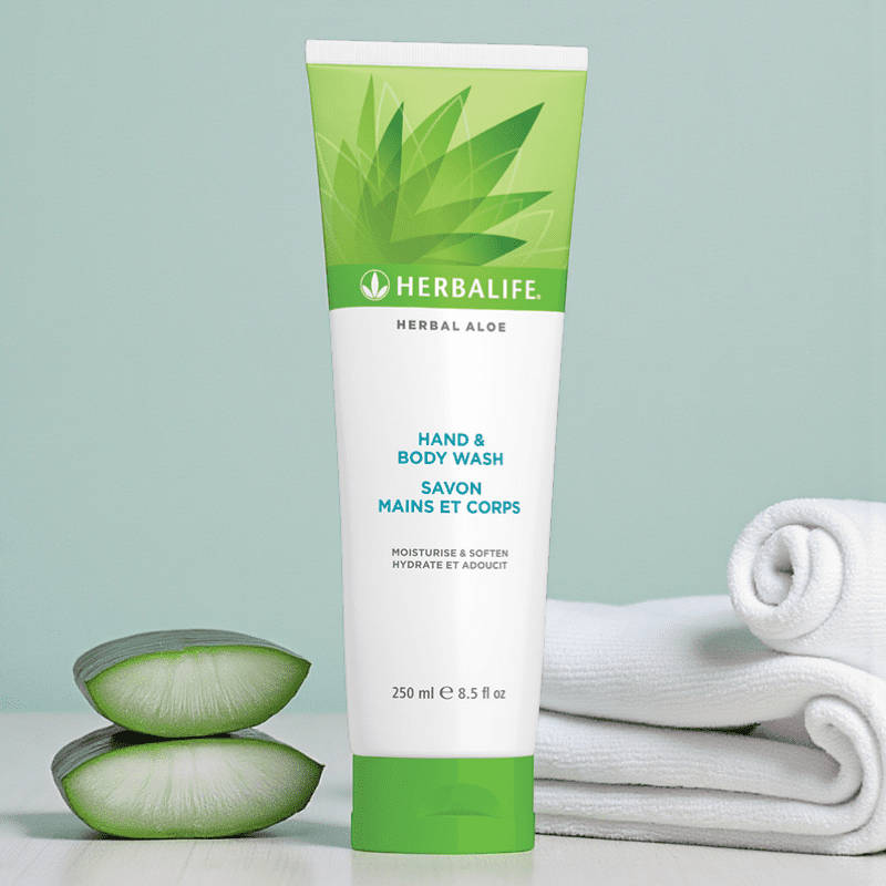 Herbal Aloe Hånd- og Kroppsvask 250 ml - Bilde 2