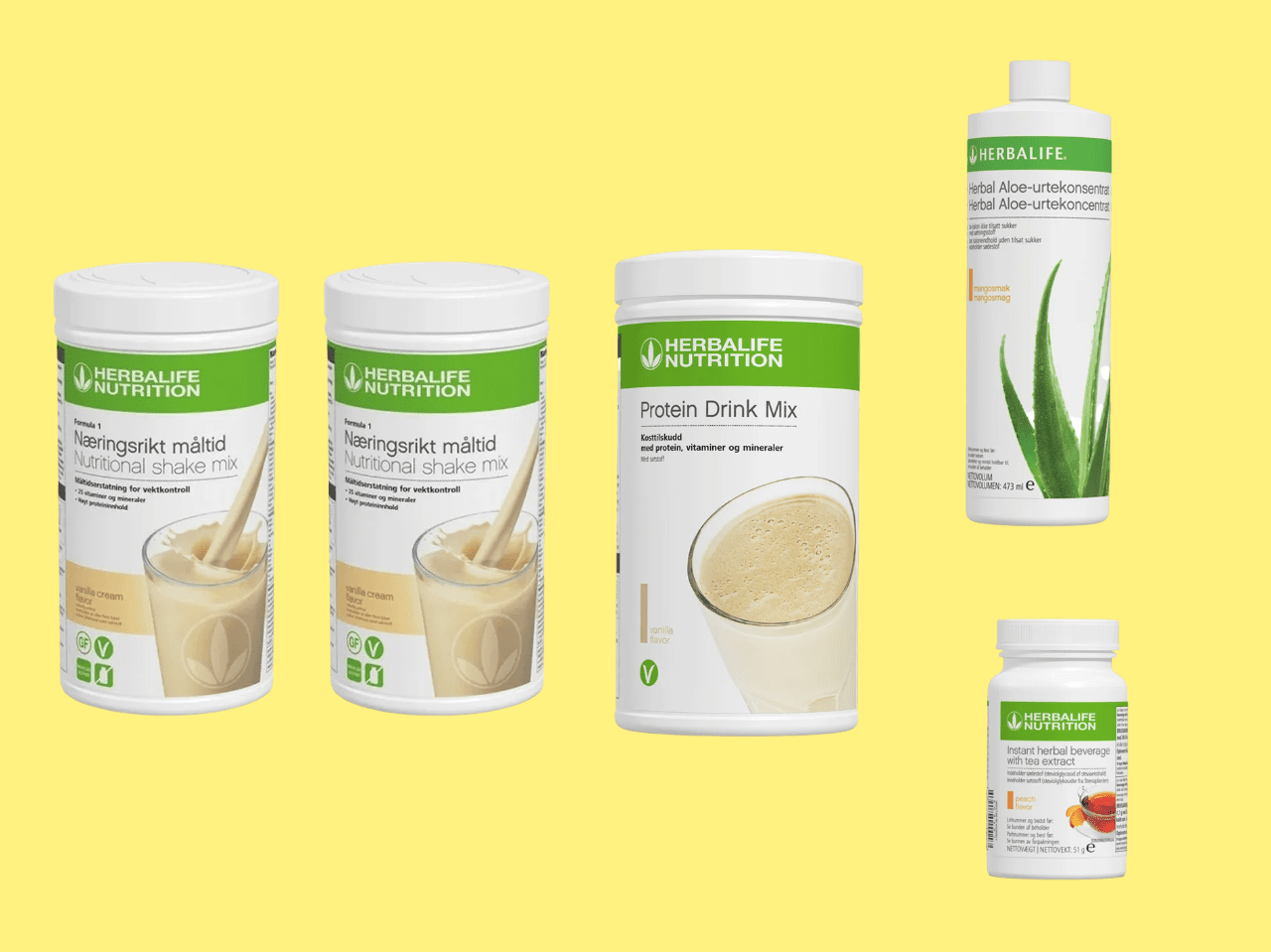 Herbalife Frokostpakke med Protein Drink Mix