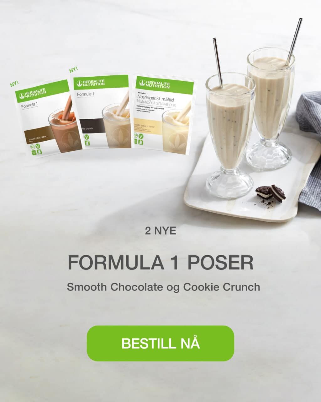 Herbalife Formula 1 måltidsshake porsjonspakke – 7 stk