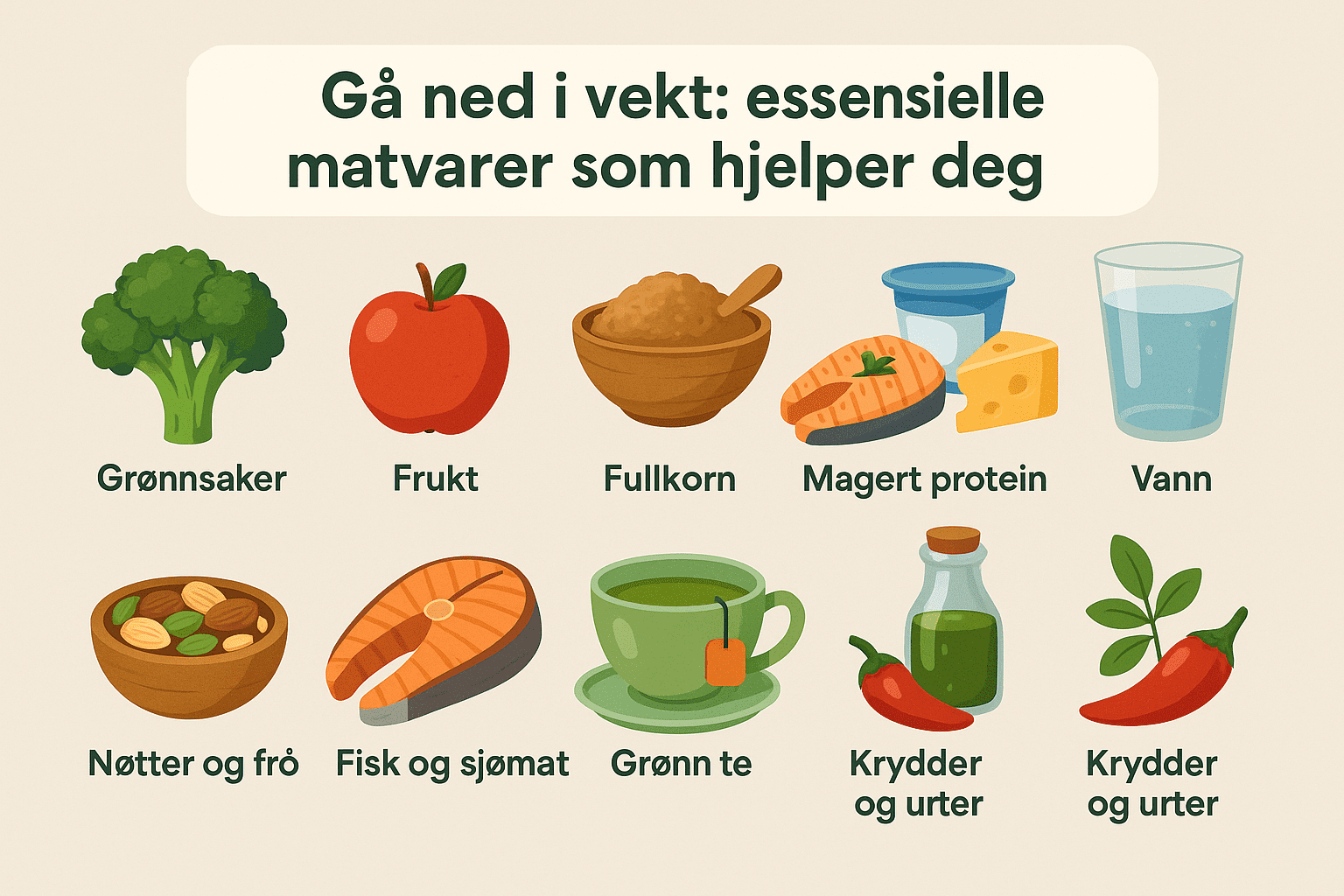 ga-ned-i-vekt-essensielle-matvarer ga ned i vekt essensielle matvarer www.herba-shake.no