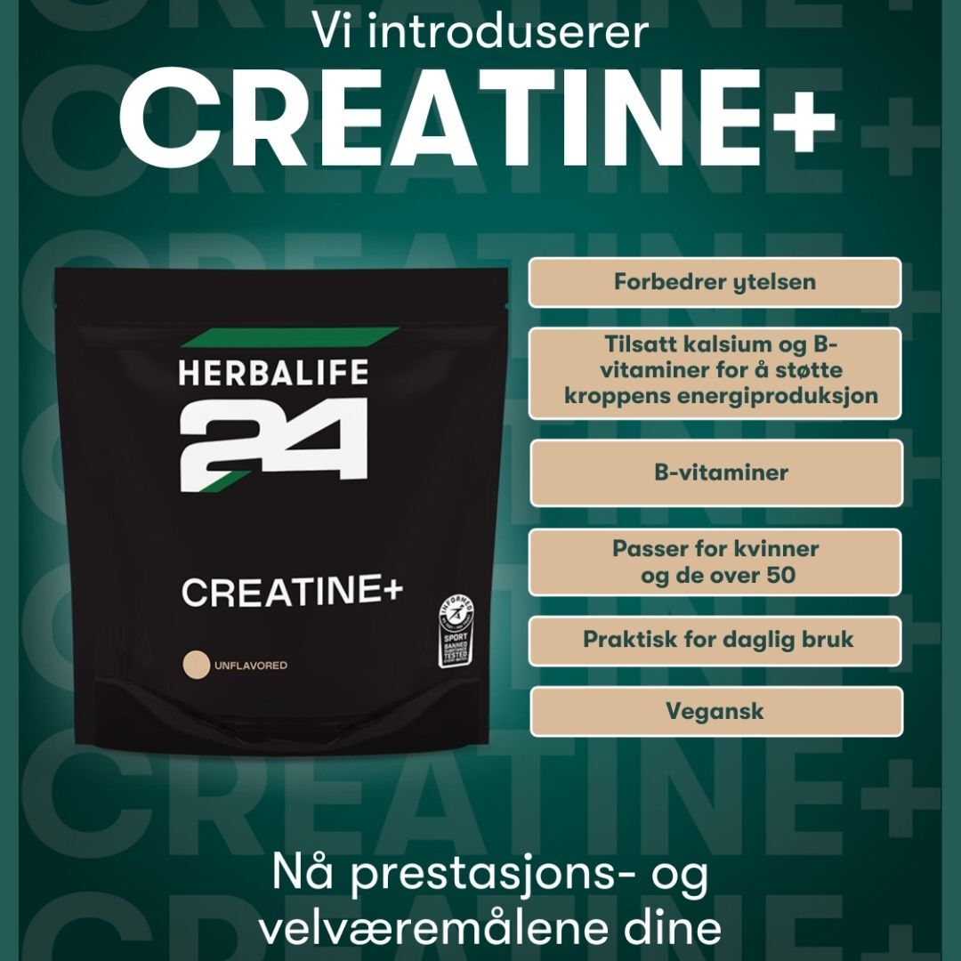 Herbalife24 Creatine+ – kreatinmonohydrat for økt styrke og ytelse