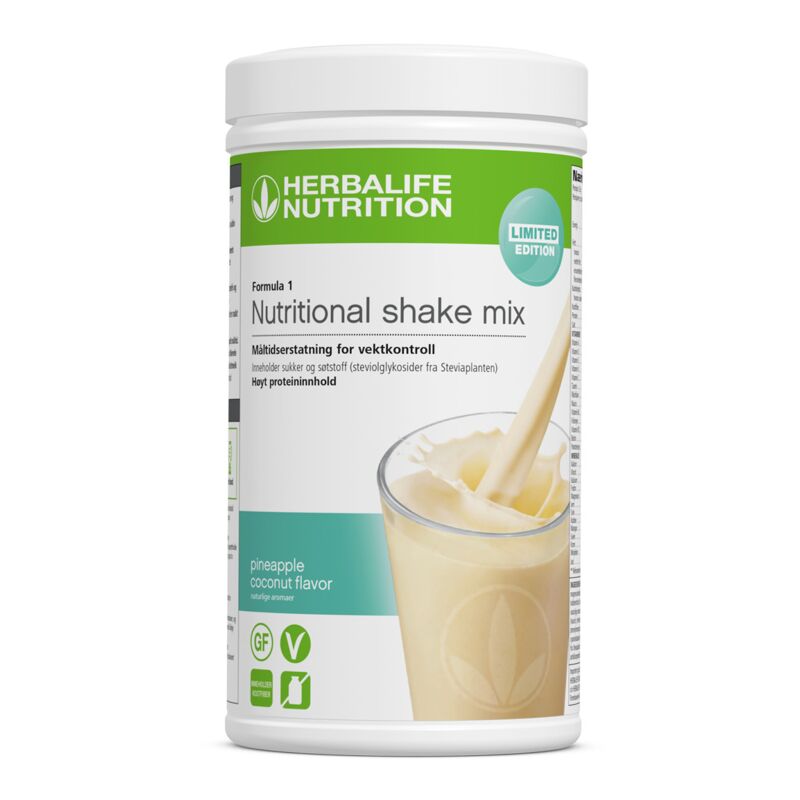Herbalife Formula 1 Shake – Pineapple Coconut – Limited Edition 550g