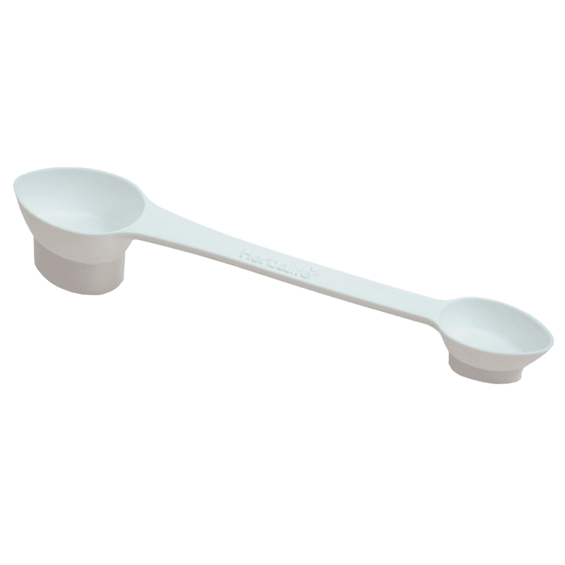 Multi-scoop – praktisk 4-i-1 måleskje for pulver og kosttilskudd