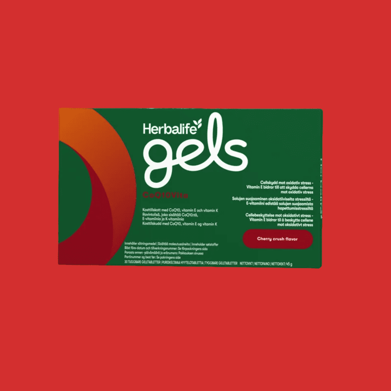 Herbalife Gels CoQ10VITA Cherry Crush – 30 tyggbare tabletter.