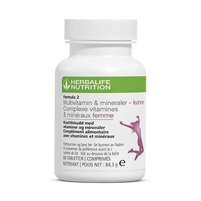 Herbalife Multivitaminer og Mineraler – tilpasset kvinner