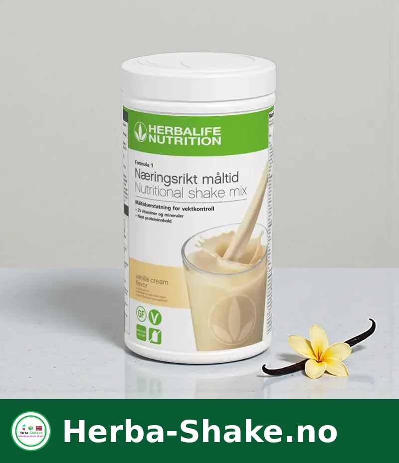 Herbalife Shake Vanilla Cream 780g STOR - Bilde 2