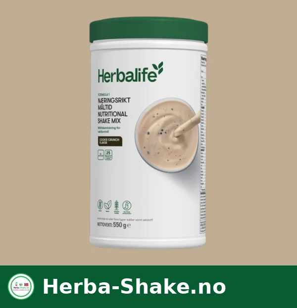 Herbalife Formula 1 Cookie Crunch shake