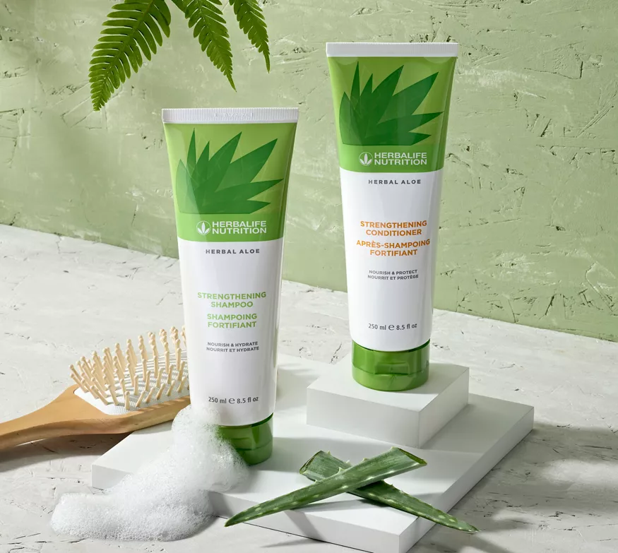 Herbalife Herbal Aloe Styrkende Sjampo 250 ml – pleiende sjampo for sterkt hår.